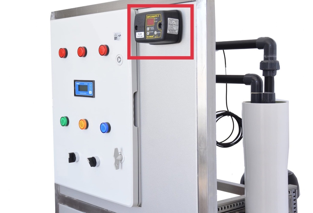 Ứng dụng Role áp suất điện tử Switchmatic Spain vào hệ xử lý nước / lọc nước RO